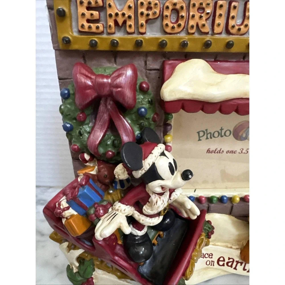 Disney Christmas Picture Photo Frame  Emporium Toys 3D Disneyland-READ